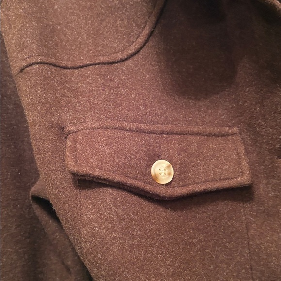 Elegant Brown Belted Utility Jacket - Picture 2 of 10